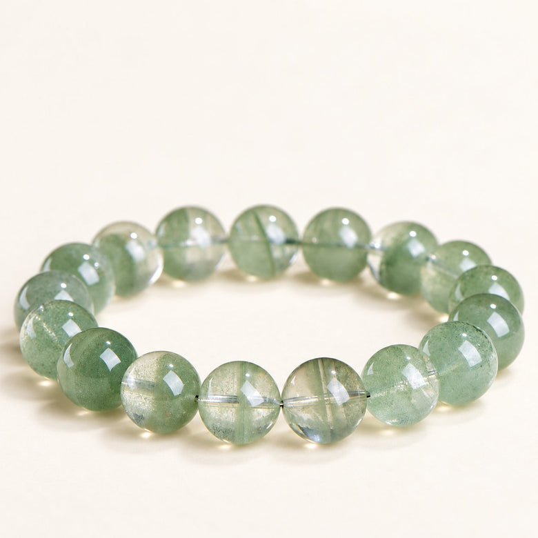 Forest Constellation — Green Phantom Quartz Bracelet — Alora Gems product photograph