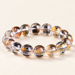 Golden Mineral — Chalcopyrite Bead Bracelet — Alora Gems product detail