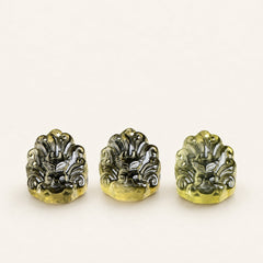 Golden Fox — Carved Citrine Pendant — Alora Gems product detail