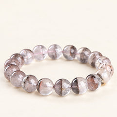 Aurora Layers — Included Quartz Bead Bracelet — Alora Gems product detail