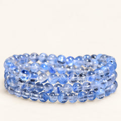 Blue Orbit — Kyanite Wrap Bracelet — Alora Gems product detail