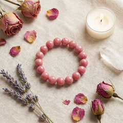 Radiant Rose Copper Geometric Bracelet
