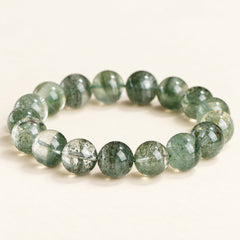 Forest Constellation — Green Phantom Quartz Bracelet — Alora Gems product detail