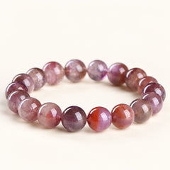 Aurora Layers — Included Quartz Bead Bracelet — Alora Gems product detail