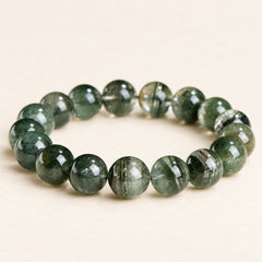 Forest Constellation — Green Phantom Quartz Bracelet — Alora Gems product detail