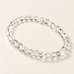 Crystal Pebbles — Oval Clear Quartz Bracelet — Alora Gems product detail