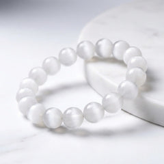 Luminous Geometric Cat Eye Stones