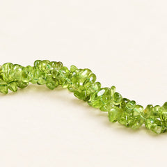 Meadow Fragments — Peridot Chip Beads — Alora Gems product detail