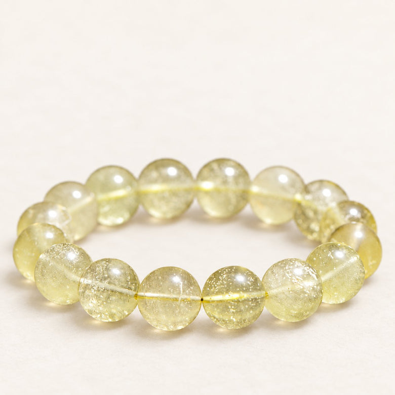 Desert Gold — Golden Glass Bead Bracelet — Alora Gems product photograph