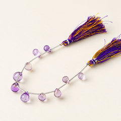 Prismatic Drops — Faceted Gemstone Beads — Alora Gems product detail