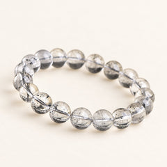 Blue Constellation — Phantom Quartz Bead Bracelet — Alora Gems product detail