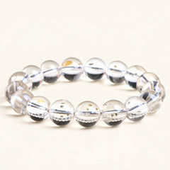 Golden Mineral — Chalcopyrite Bead Bracelet — Alora Gems product photograph