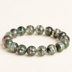 Forest Constellation — Green Phantom Quartz Bracelet — Alora Gems product detail