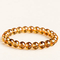 Golden Radiance — Citrine Bead Bracelet — Alora Gems product detail