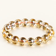 Golden Radiance — Citrine Bead Bracelet — Alora Gems product detail