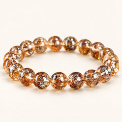 Golden Koi — Included Quartz Bead Bracelet — Alora Gems product detail