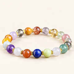Color Reverie — Mixed Gemstone Bead Bracelet — Alora Gems product detail