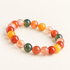 Three Horizons — Multicolor Included Quartz Beads — Alora Gems product detail