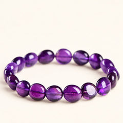 Violet Pebbles — Oval Amethyst Bracelet — Alora Gems product photograph
