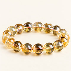 Golden Radiance — Citrine Bead Bracelet — Alora Gems product detail