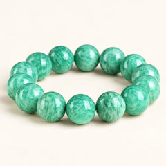 River Calm — Amazonite Bead Bracelet — Alora Gems product detail