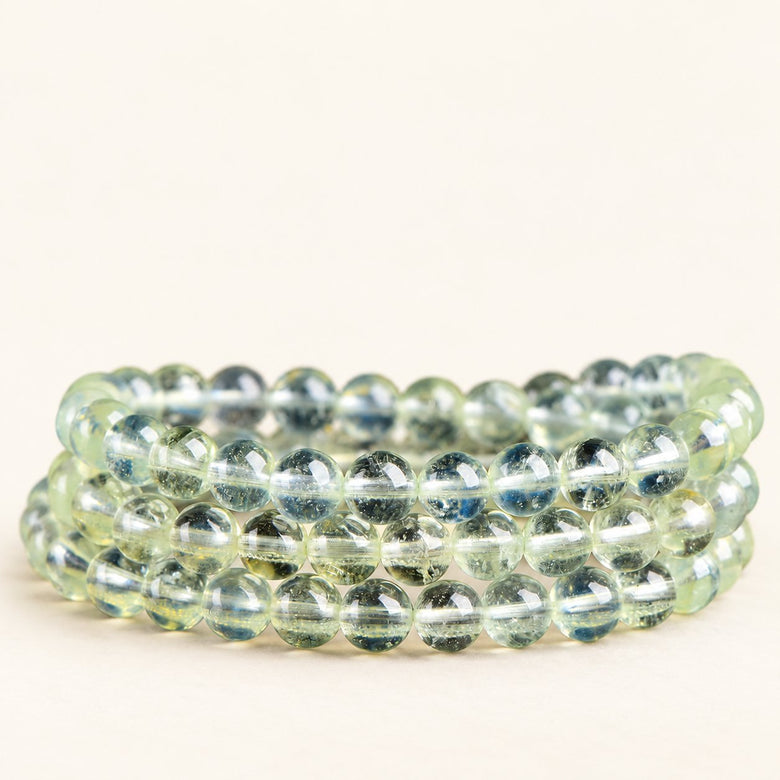 Green Orbit — Beryl Wrap Bracelet — Alora Gems product photograph