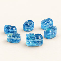 Ocean Guardian — Aquamarine Pixiu Bead — Alora Gems product detail