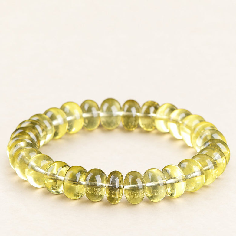 Honey Discs — Citrine Bead Bracelet — Alora Gems product photograph