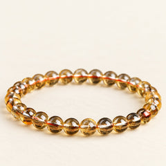 Golden Radiance — Citrine Bead Bracelet — Alora Gems product detail