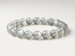 The Silver Adularia | Minimalist Sphere Bracelet