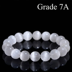 Luminous Cat's Eye Bead Bracelet — Alora Gems product image
